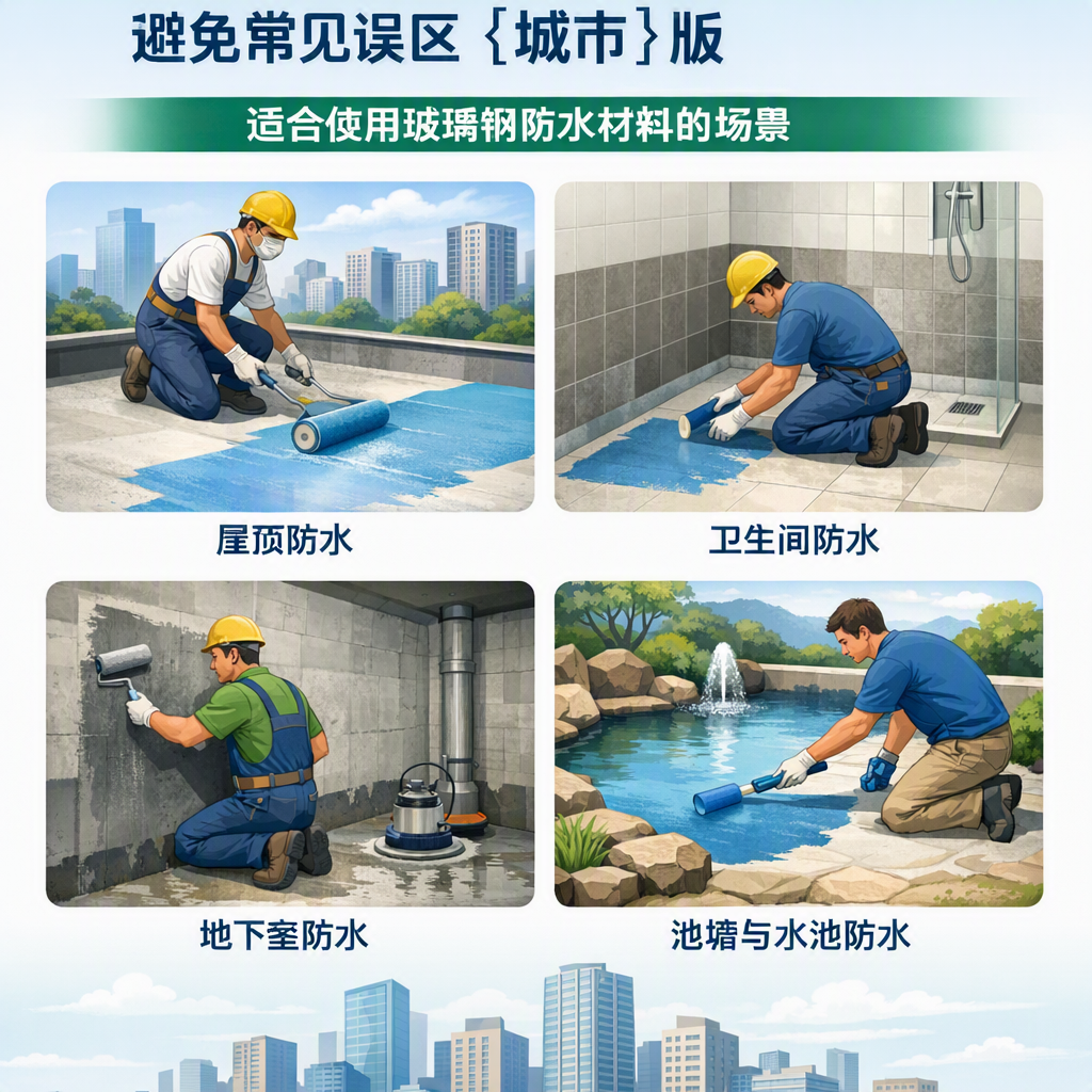 玻璃钢防水材料施工注意事项，避免常见误区 开封 版