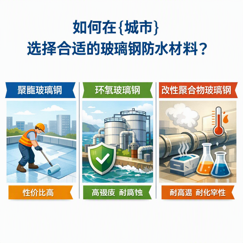 如何在开封选择合适的玻璃钢防水材料?
