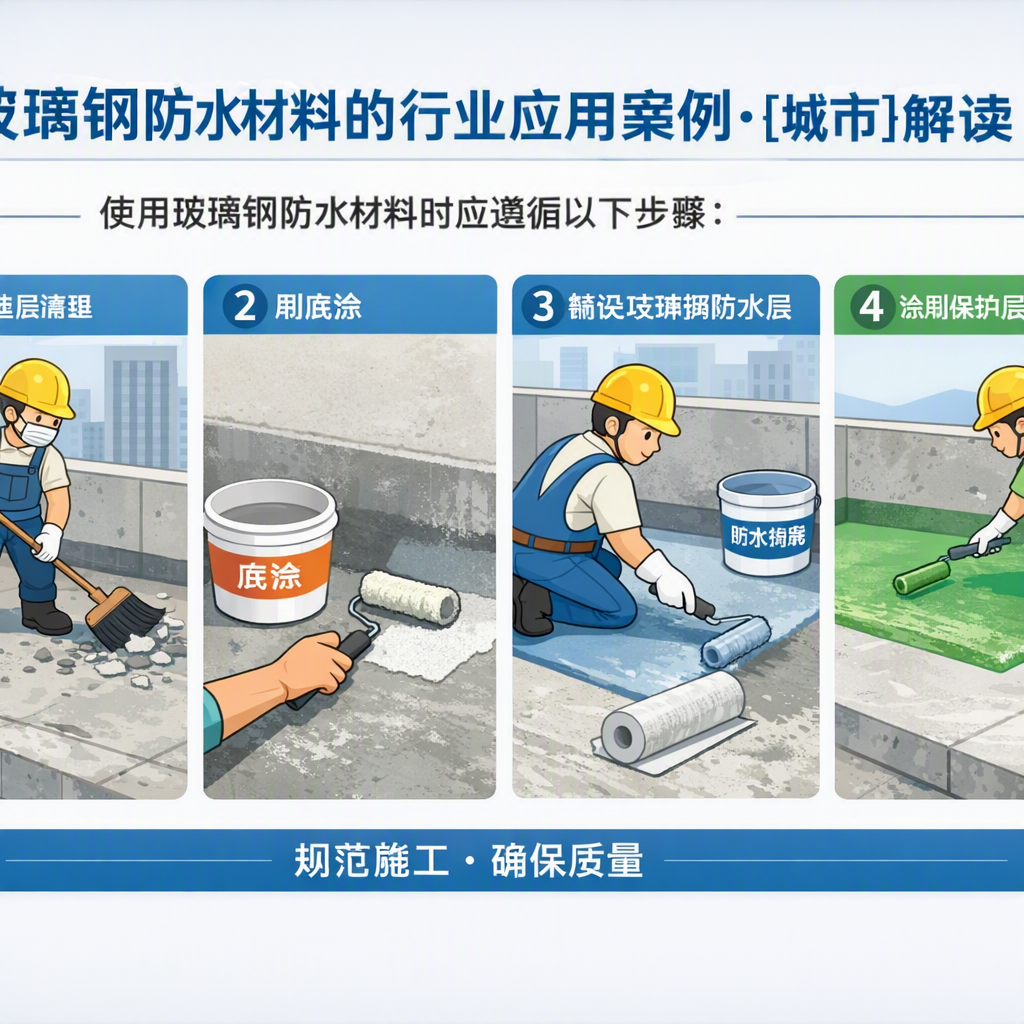 玻璃钢防水材料的行业应用案例，开封解读