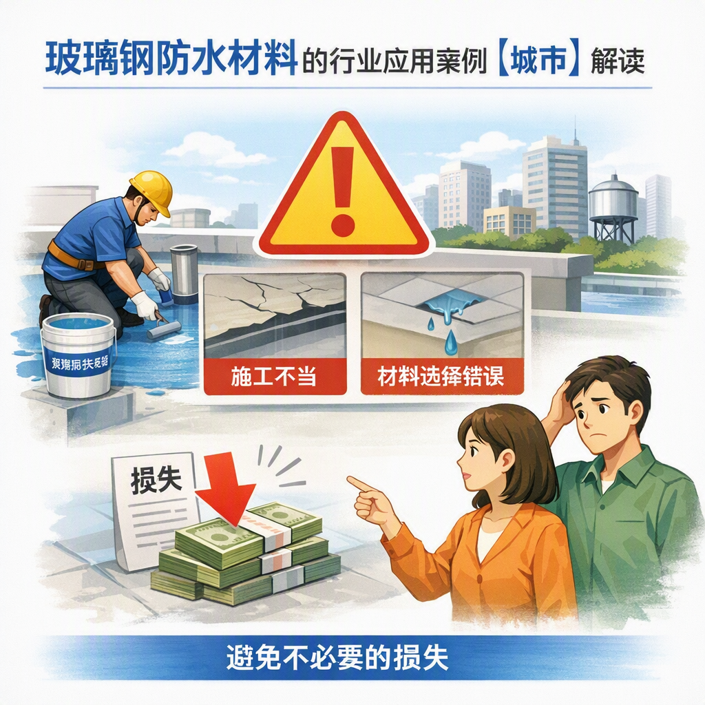 玻璃钢防水材料的行业应用案例，开封解读