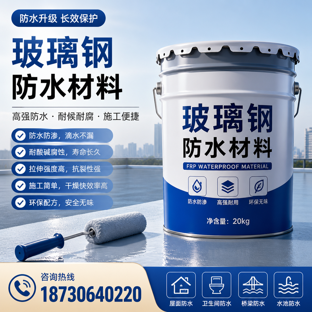 专家解析:玻璃钢防水材料的市场前景分析在 开封