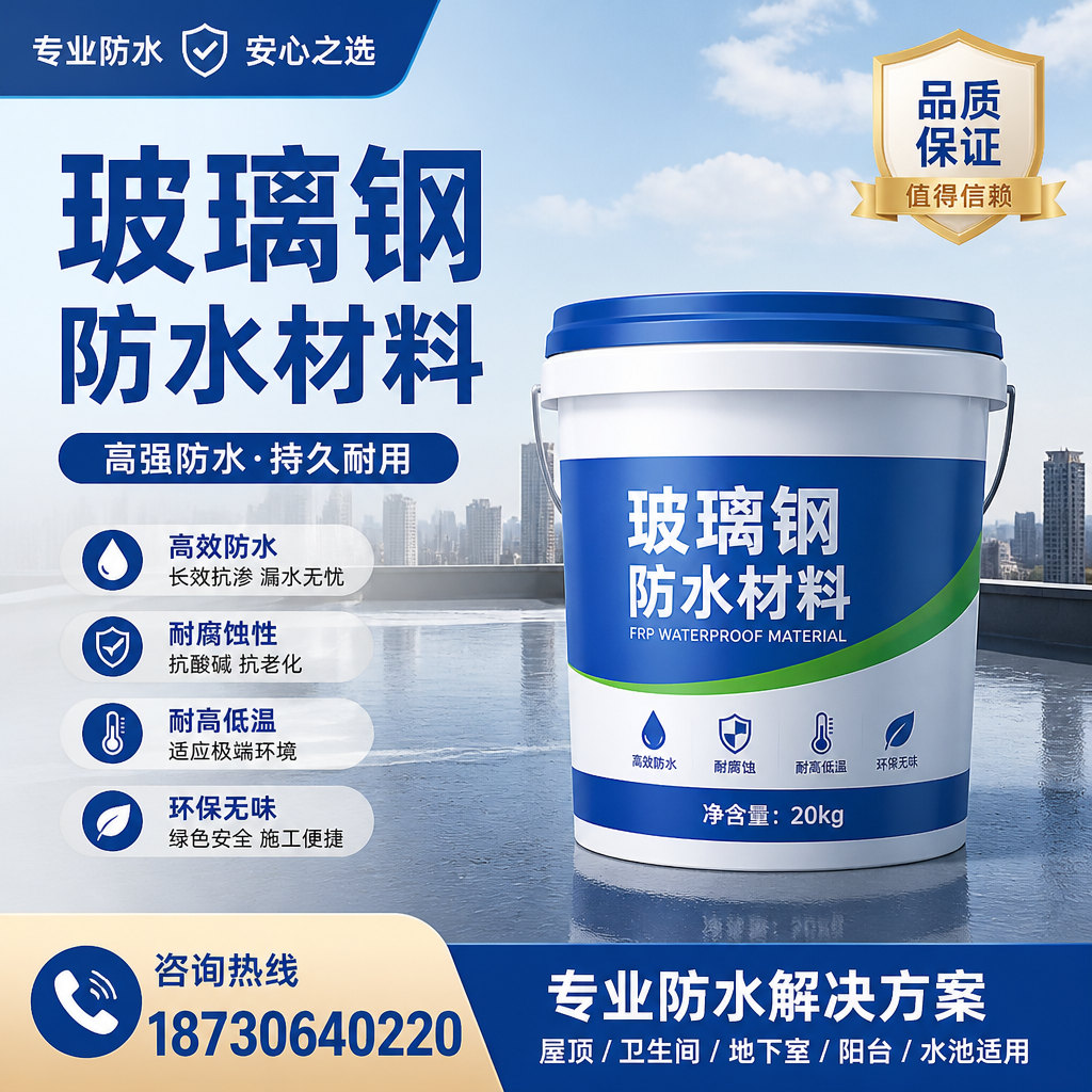 了解玻璃钢防水材料的市场趋势,开封 企业不可不知
